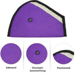 Doodadeals® Autogordel Beschermer - Paars - Gordelhoes Kinderen - Autogordel Beschermers Kind - Gordelbeschermer Auto -Aanbiedingen BIBS Winkel 1200x1155 10