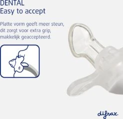 Difrax Fopspeen 12+ Maanden Dental Speen - Glow In The Dark - 2 Stuks -Aanbiedingen BIBS Winkel 1200x1155 25