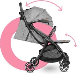 Lionelo Buggy Julie One - Kinderwagen Premium - Automatisch Opvouwen - Wandelwagen Tot 22 Kg - Comfortabele Zitje 27 Lionelo Buggy Julie One - Kinderwagen Premium - Automatisch Opvouwen - Wandelwagen Tot 22 Kg - Comfortabele Zitje -Aanbiedingen BIBS Winkel 1200x1156 16