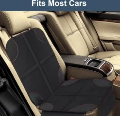 Nixnix - Autostoelhoes - Autostoelbeschermer - Autostoel Beschermer - Zwart - Bescherm Mat - Kinderen -Aanbiedingen BIBS Winkel 1200x1161 10