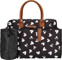 Kidzroom Black And White Luiertas - Zwart - Ophanglussen Kinderwagen - Verschoonmatje - Verstelbare Schouderband -Aanbiedingen BIBS Winkel 1200x1164 7