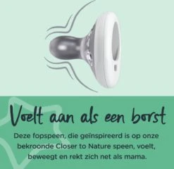 Tommee Tippee Borstachtige Fopspeen - Op Huid Lijkende Textuur - Symmetrisch Orthodontisch Ontwerp - BPA-vrij - 0-6 Maanden - Verpakt Per 4 Fopspenen -Aanbiedingen BIBS Winkel 1200x1166 24