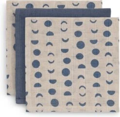 Jollein Hydrofiel Multidoek 70x70cm - Moonlight - 3 Stuks -Aanbiedingen BIBS Winkel 1200x1166 8