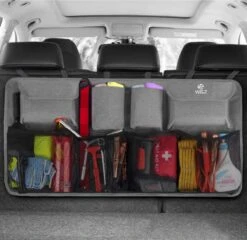 W&Z® Auto Organizer - Autostoel Organizer - Kofferbak Organizer - Grijs