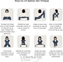 Baby Draagdoek - Babywrap - Baby Carrier - Babydrager - Buikdrager Baby – Baby Draagzak - Baby Sling | Luminatic® | Ergonomisch | Met Tasje | Donker Grijs -Aanbiedingen BIBS Winkel 1200x1167 40