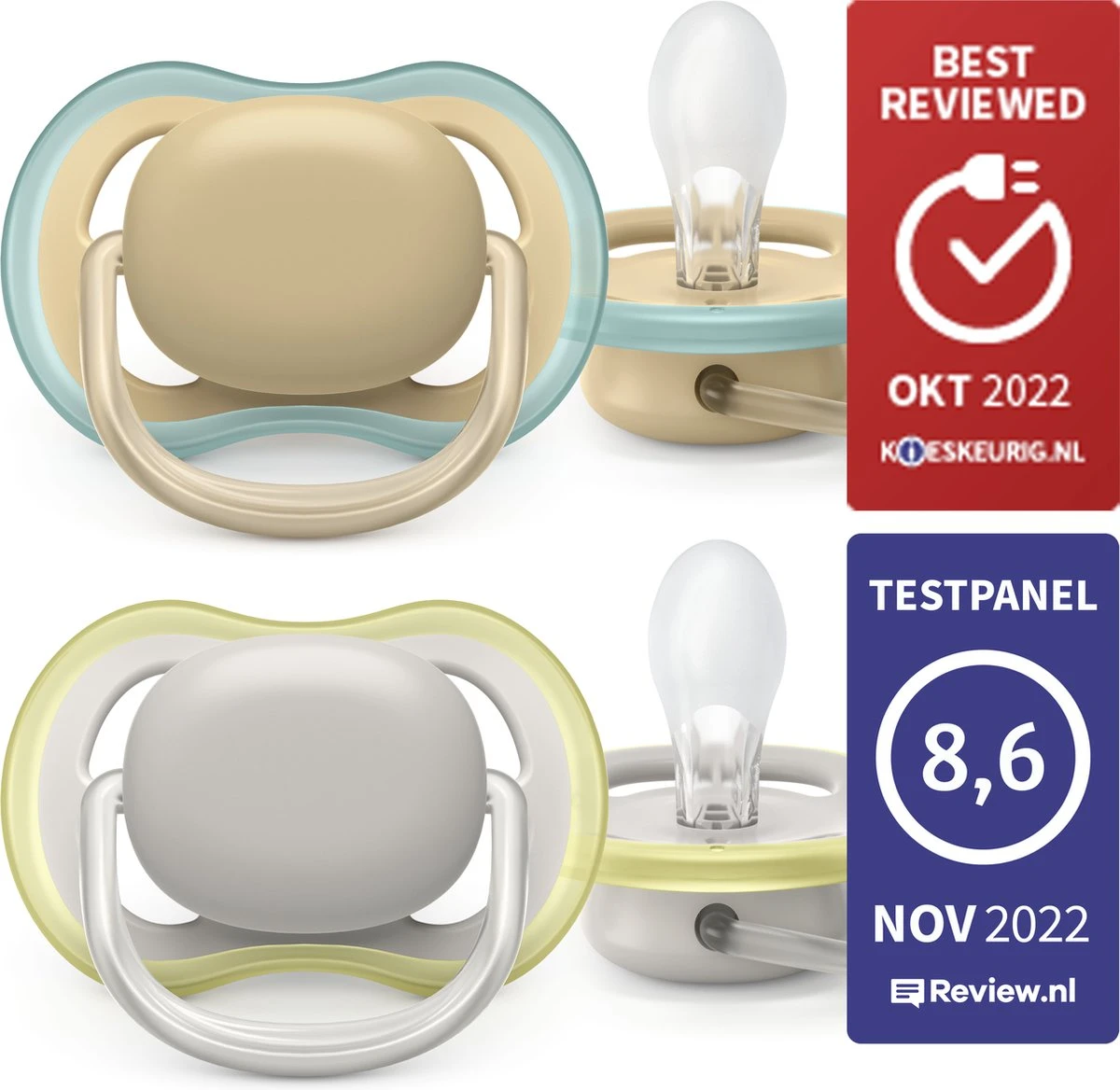 Philips Avent Ultra Air SCF085/15 - Fopspeen - 0 Tot 6 Maanden - 2 Stuks 15 Philips Avent Ultra Air SCF085/15 - Fopspeen - 0 Tot 6 Maanden - 2 Stuks - Afbeelding 15