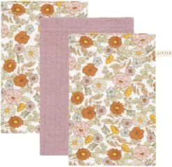 Little Dutch Washandjes Set Vintage Little Flowers / Pure Mauve
