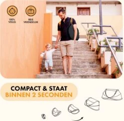 Deryan Peuter Luxe Campingbedje – Inclusief Zelfopblaasbare Matras - Zwart -Aanbiedingen BIBS Winkel 1200x1170 12