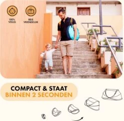 Deryan Peuter Luxe Campingbedje – Inclusief Zelfopblaasbare Matras - Ocean -Aanbiedingen BIBS Winkel 1200x1170 13