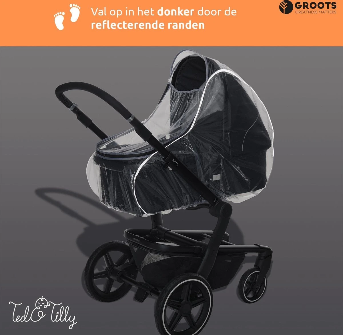 Universele Regenhoes Kinderwagen Met Kijkvenster – Buggy Hoes Universeel – Tegen Regen En Miezer Buggy – Doorzichtig 2 Universele Regenhoes Kinderwagen Met Kijkvenster – Buggy Hoes Universeel – Tegen Regen En Miezer Buggy – Doorzichtig - Afbeelding 2