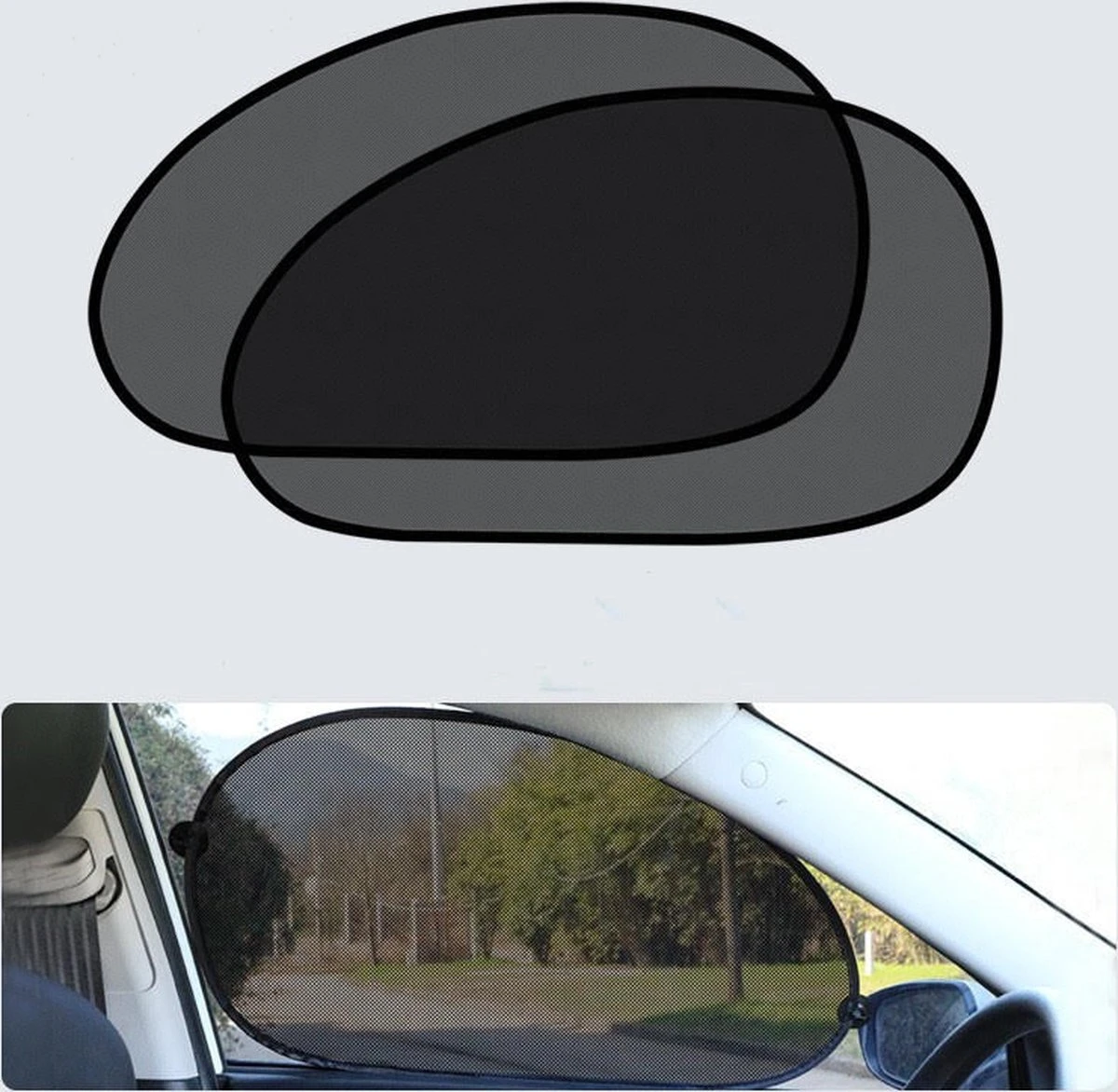 Zonnescherm Auto Baby - Zonwering Auto Met Zuignappen - Zonnescherm Auto Zwart - Auto Accessoires - Auto Accessories - 65x38 Centimeter - 2 Stuks - Cadeautje 1 Zonnescherm Auto Baby - Zonwering Auto Met Zuignappen - Zonnescherm Auto Zwart - Auto Accessoires - Auto Accessories - 65x38 Centimeter - 2 Stuks - Cadeautje
