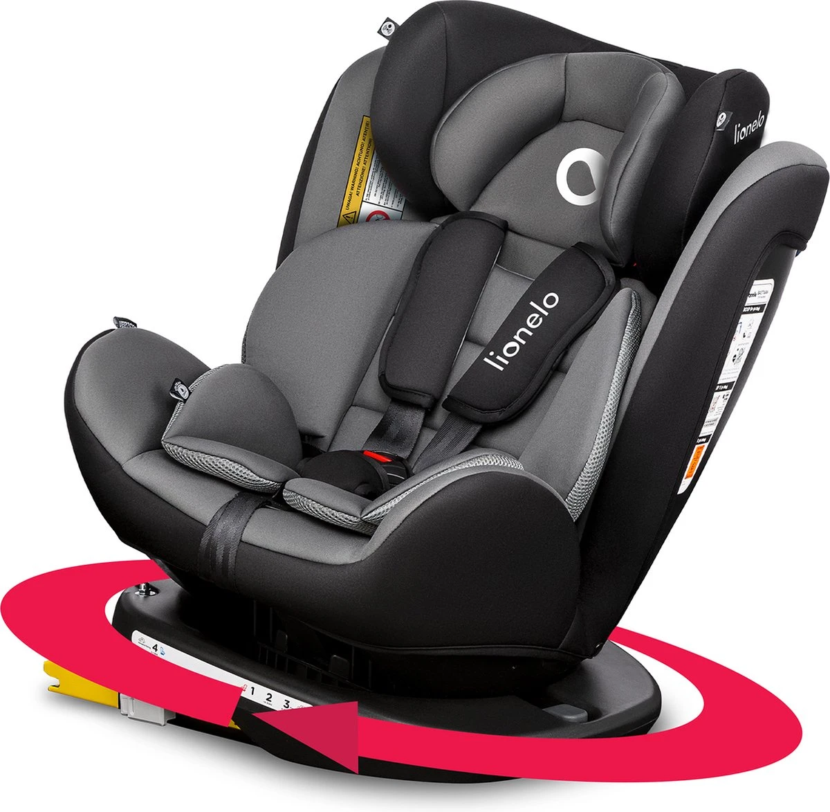 Lionelo Bastiaan - Autostoel - 360° Draaibaar - ISOFIX 6 Lionelo Bastiaan - Autostoel - 360° Draaibaar - ISOFIX - Afbeelding 6