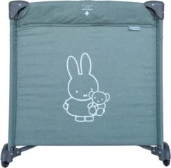 Prénatal Luxe Campingbedje Met Bodemmatras - Inclusief Draagtas - Inklapbaar Baby Campingbed - Met Wieltjes En Kruipluik - 120 X 60 Cm - Groen Melange / Nijntje -Aanbiedingen BIBS Winkel 1200x1174 20
