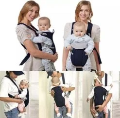 Baby Draagzak Blauw - Baby Carrier – Baby Drager Max. 15 Kg - 2 Tot 18 Maanden - Ergonomisch - Baby Draagdoek - Heupdrager - Steundrager Baby -Aanbiedingen BIBS Winkel 1200x1174 24