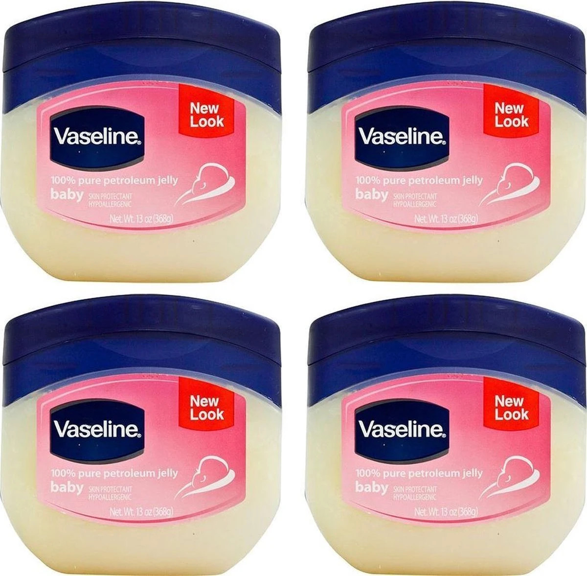Vaseline Baby Protection Jelly - Voordeelverpakking 4 X 100 Ml. 1 Vaseline Baby Protection Jelly - Voordeelverpakking 4 X 100 Ml.