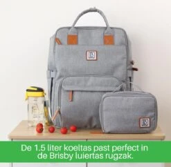 Brisby Slijtvaste Luiertas – Verzorgingstas – Met Buggymontage - Lichtgrijs 25 Brisby Slijtvaste Luiertas – Verzorgingstas – Met Buggymontage - Lichtgrijs -Aanbiedingen BIBS Winkel 1200x1177 21