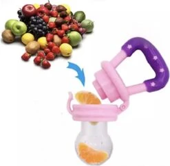 2x Fruitspeen Kinderbestek - Speen Babyvoeding Roze/Paars -Aanbiedingen BIBS Winkel 1200x1178 24