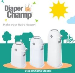 Luieremmer Medium Zilver - Middel - Zonder Navulling - Geschikt Voor Pampers En Huggies - Stoma -Aanbiedingen BIBS Winkel 1200x1178 5