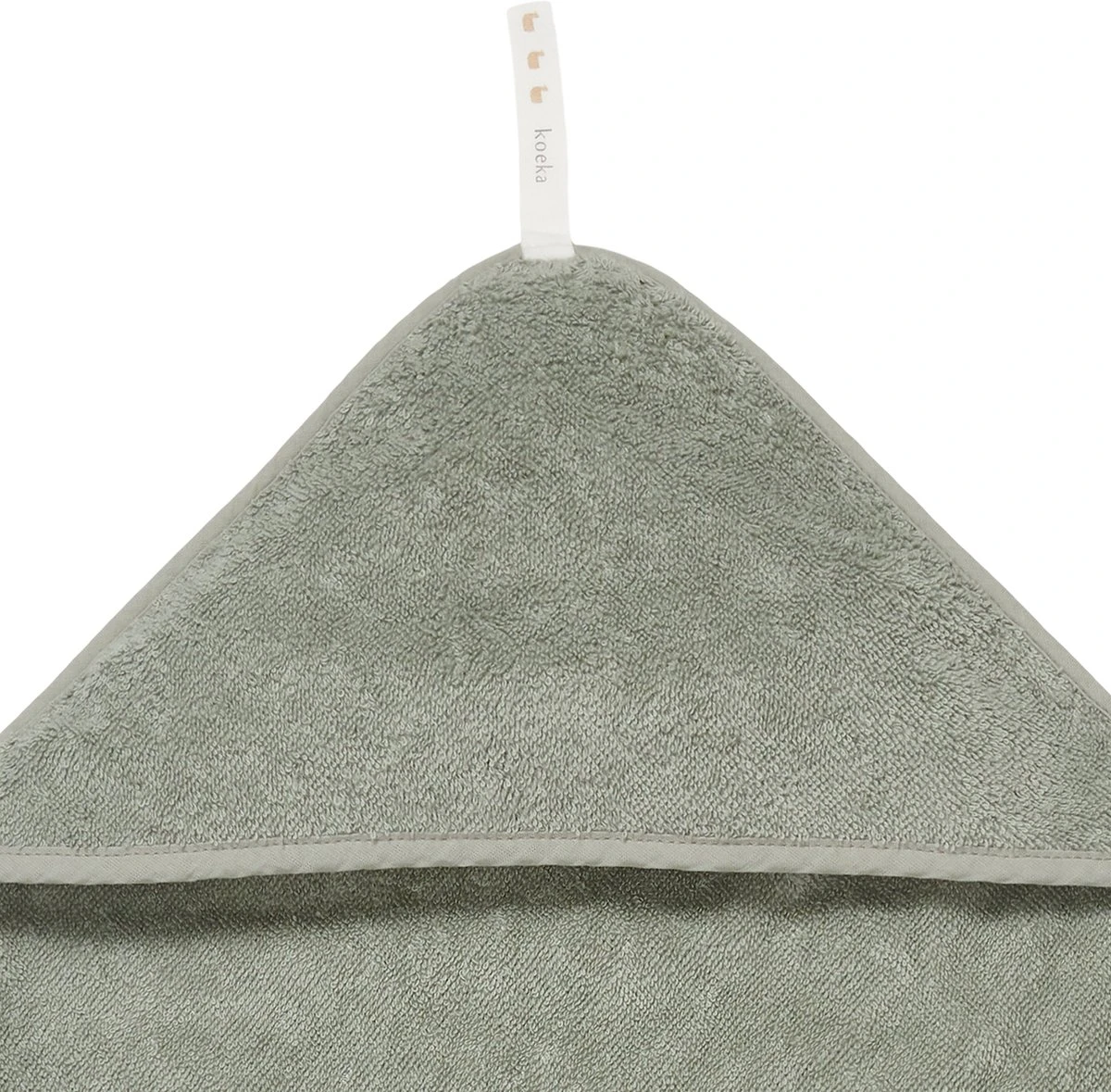 Koeka Baby Badcape Dijon Daily - 100x100cm - Groen 11 Koeka Baby Badcape Dijon Daily - 100x100cm - Groen - Afbeelding 11