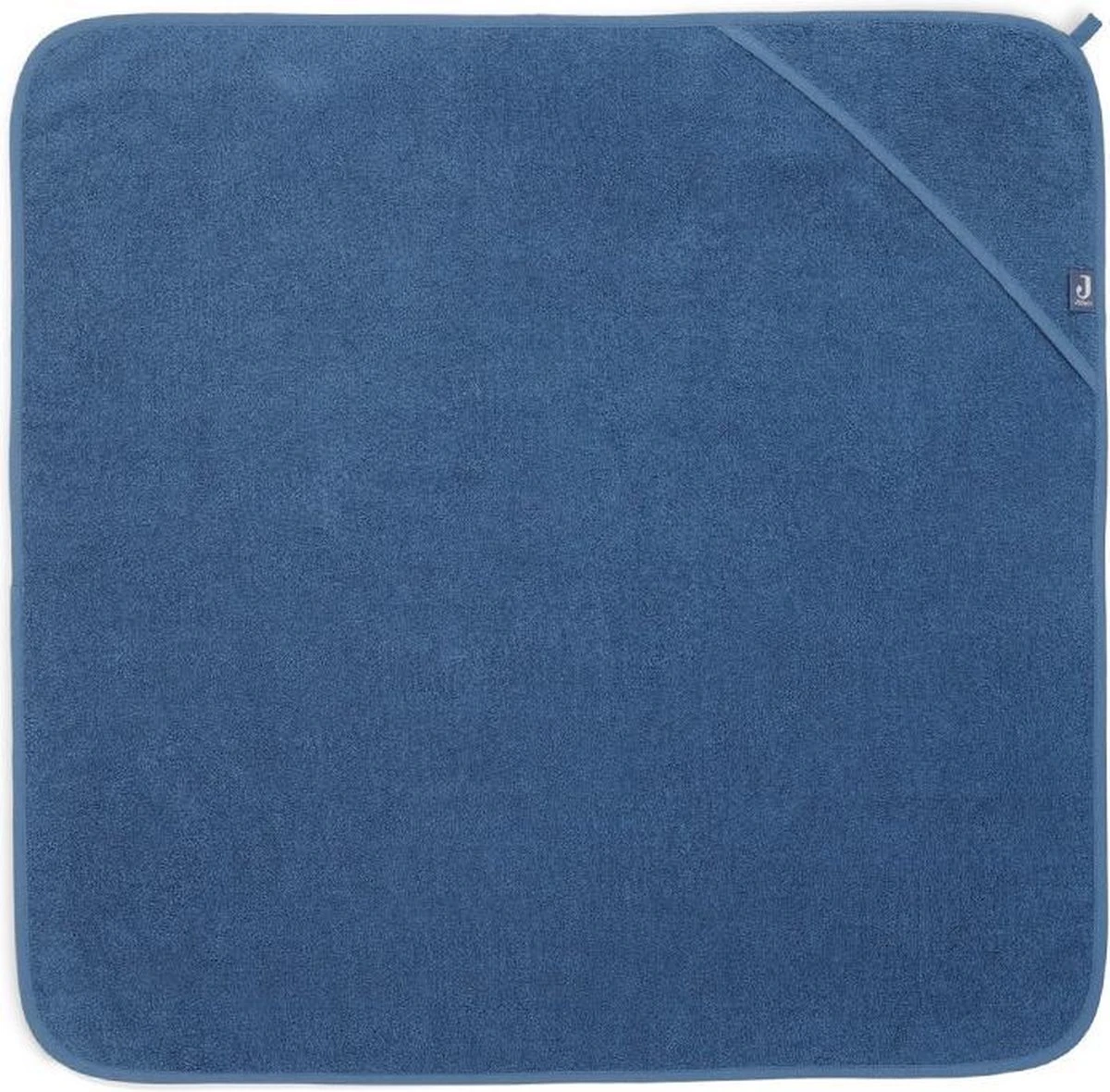 Jollein Badcape Badstof 75x75cm - Jeans Blue 1 Jollein Badcape Badstof 75x75cm - Jeans Blue