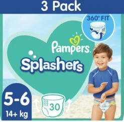 Pampers® Pampers Splashers Wegwerpbare Zwemluiers - Maat 5-6 (14+ Kg) - 30 Stuks - Voordeelverpakking 22 Pampers® Pampers Splashers Wegwerpbare Zwemluiers - Maat 5-6 (14+ Kg) - 30 Stuks - Voordeelverpakking -Aanbiedingen BIBS Winkel 1200x1183 1