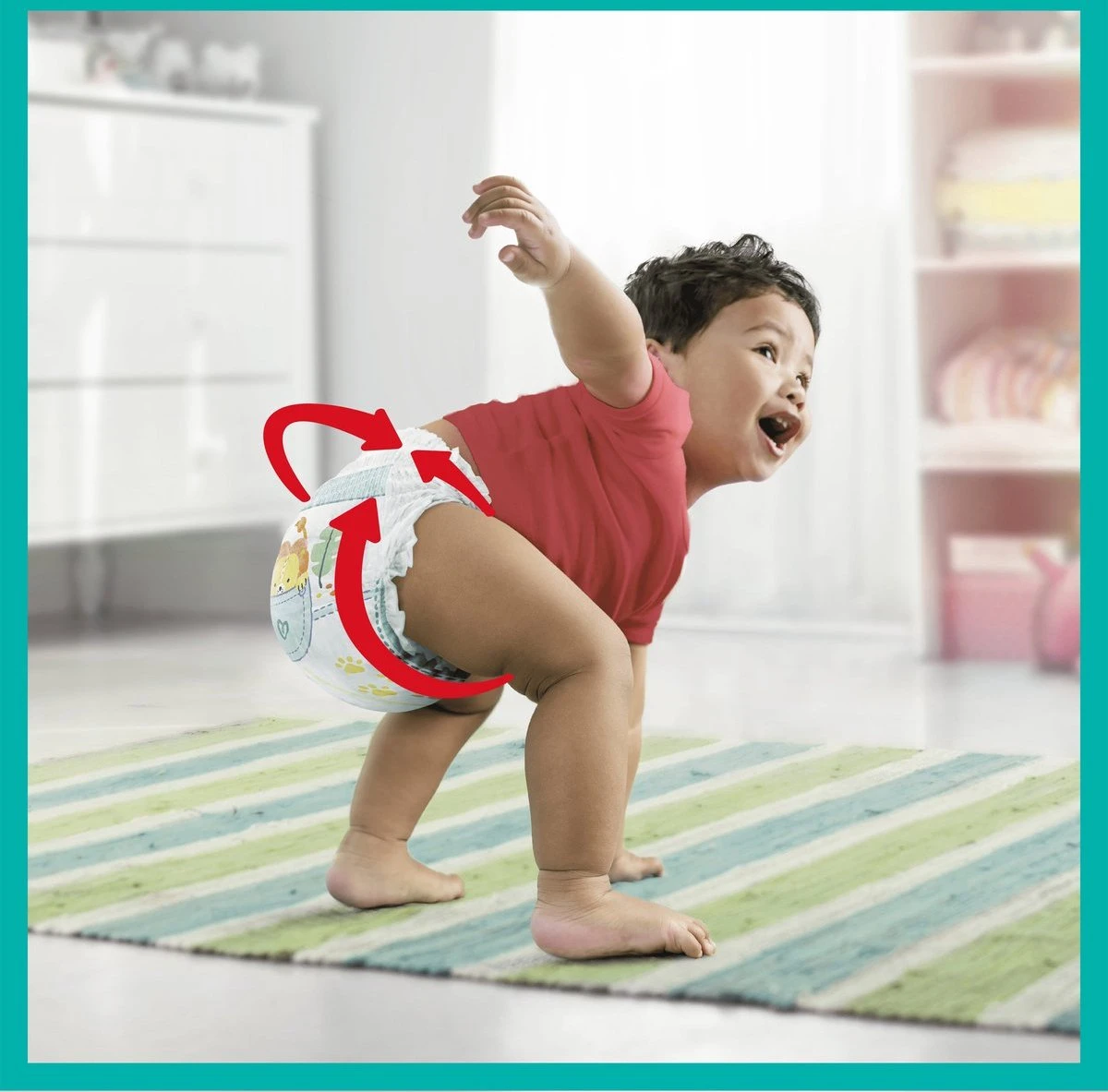 Pampers® Pampers Baby Dry Pants Maat 5 - 112 Luierbroekjes - Maandbox 3 Pampers® Pampers Baby Dry Pants Maat 5 - 112 Luierbroekjes - Maandbox - Afbeelding 3