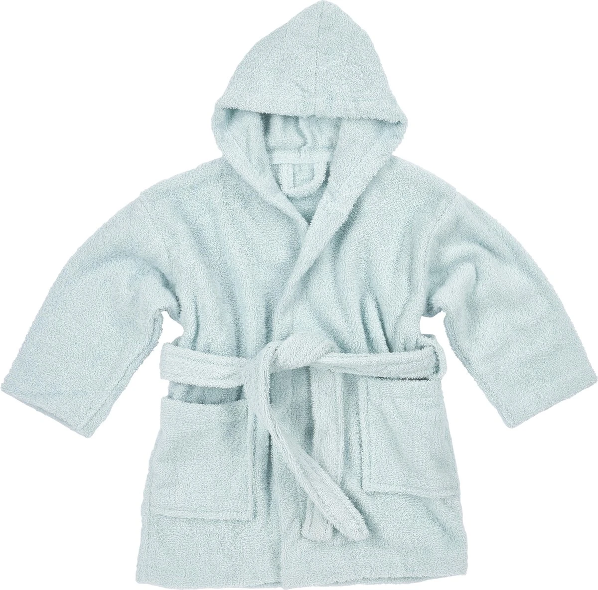 Meyco Badjas Basic Badstof - Lichtblauw - 98/104 1 Meyco Badjas Basic Badstof - Lichtblauw - 98/104