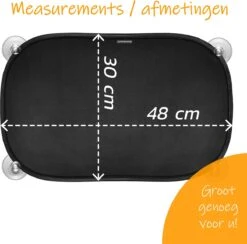 Zonnescherm Auto Baby - UV Protectie - Zonwering Auto Zijruit - Zonwering Raam - Zonnescherm Auto Zuiruit - Zonnescherm Auto Kind - Auto Zonnescherm Baby -Aanbiedingen BIBS Winkel 1200x1185 18