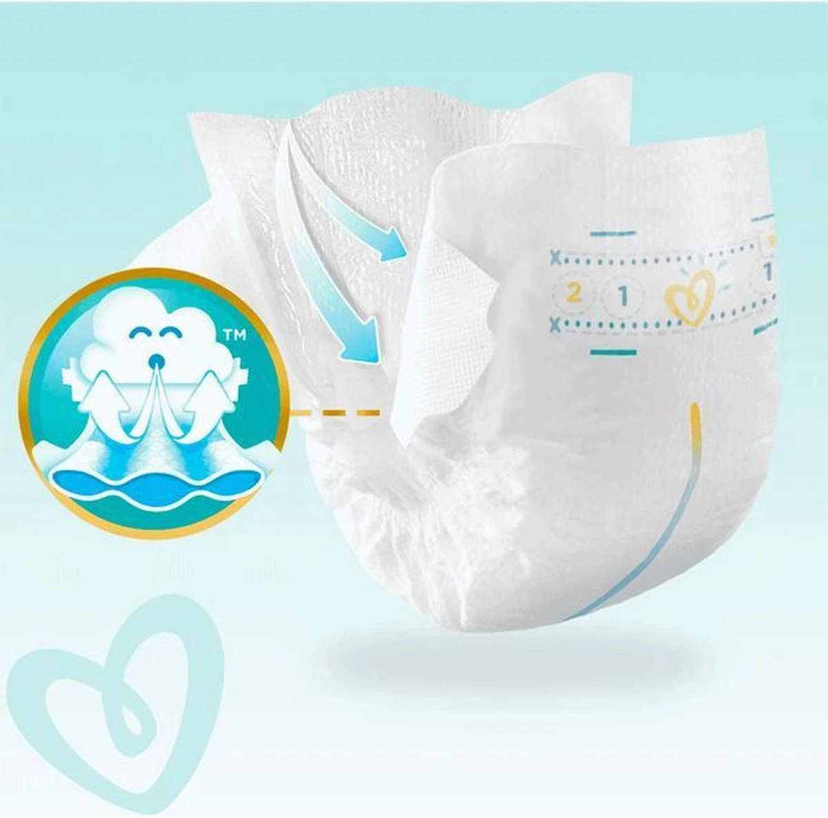 Pampers® Pampers Premium Protection New Baby - Maat 3 - 6 -10kg - 35 Stuks -Luiers 2 Pampers® Pampers Premium Protection New Baby - Maat 3 - 6 -10kg - 35 Stuks -Luiers - Afbeelding 2