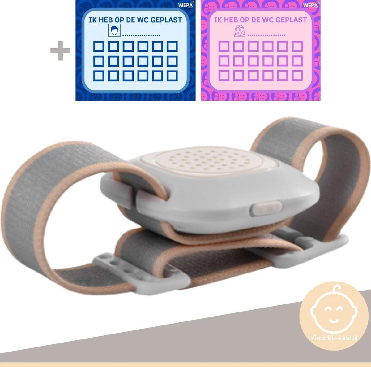 Merkloos Zindelijkheidstraining Kind - Plaswekker Voor Jongens/Meisjes - Inclusief Uniek Beloningssysteem En Batterij – Plaswekker Met Alarm En Led Licht - Beloningskaart - Tegen Bedplassen – Enuresis - Zindelijkheid 1 Merkloos Zindelijkheidstraining Kind - Plaswekker Voor Jongens/Meisjes - Inclusief Uniek Beloningssysteem En Batterij – Plaswekker Met Alarm En Led Licht - Beloningskaart - Tegen Bedplassen – Enuresis - Zindelijkheid