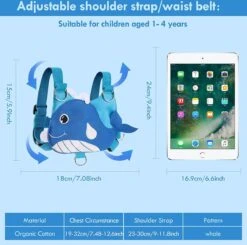 Veiligheidstuigje, Rugzakje. Veiligheidslijn Voor Kinderen, Polsband En Riem. Voorkomt Verdwalen Of Weglopen Van Uw Kind. -Aanbiedingen BIBS Winkel 1200x1188 31