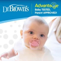 Dr. Brown's Advantage Fopspeen - Fase 1 - Roze - 2 Stuks -Aanbiedingen BIBS Winkel 1200x1189 31