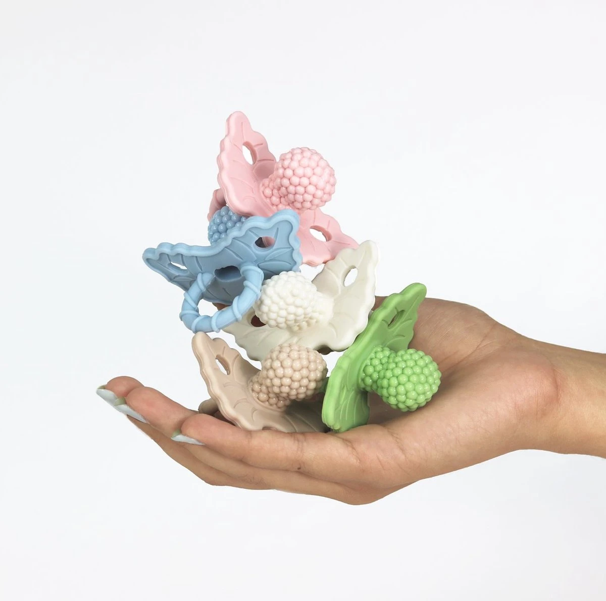 RaZbaby RaZberry - Bijtspeentje - Blauw - Grijs - 2 Stuks 2 RaZbaby RaZberry - Bijtspeentje - Blauw - Grijs - 2 Stuks - Afbeelding 2