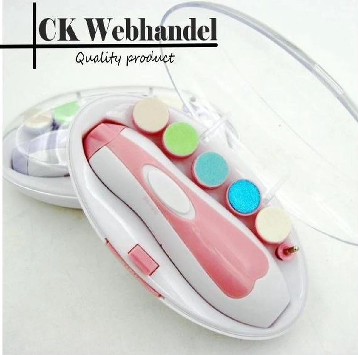 Electrische Baby Nagelknipper Nagelschaartje Nagelvijl Nageltrimmer Nagelsetje - Veilig En Zacht - Voor Baby En Volwassenen - Ultra Stil (slapend Knippen) - Draadloos 2 Electrische Baby Nagelknipper Nagelschaartje Nagelvijl Nageltrimmer Nagelsetje - Veilig En Zacht - Voor Baby En Volwassenen - Ultra Stil (slapend Knippen) - Draadloos - Afbeelding 2