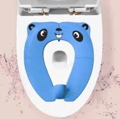 Merkloos Panda Toiletbril - Opvouwbaar In Opberg Tasje - Voor Kinderen - WC Bril Verkleinen - Zindelijkheidstraining - Wit -Aanbiedingen BIBS Winkel 1200x1191 16