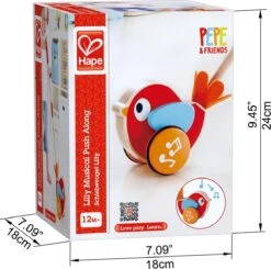 Hape Lilly Musical Stokroller Rood 56 Cm -Aanbiedingen BIBS Winkel 1200x1191 19