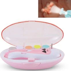 Allsa Baby Nagelvijl - Elektrische Nagelvijl - Ook Voor Volwassenen - LED Licht - Baby Cadeau - Roze -Aanbiedingen BIBS Winkel 1200x1192 2
