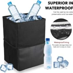 Merkloos Auto Afvalbak - Auto Accessories - Prullenbak Auto - Lekvrije Auto Vuilniszak Met Opbergzakken Multifunctioneel -Aanbiedingen BIBS Winkel 1200x1192 25