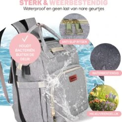 Vulpes BabyCare® Luiertas Rugzak - Luiertassen Met Babybed - Grote Luiertas Met Wieg- Luiertas Verzorgingstas Met Babybedje - Verzorgingsrugzak - Grijs 24 Vulpes BabyCare® Luiertas Rugzak - Luiertassen Met Babybed - Grote Luiertas Met Wieg- Luiertas Verzorgingstas Met Babybedje - Verzorgingsrugzak - Grijs -Aanbiedingen BIBS Winkel 1200x1193 14