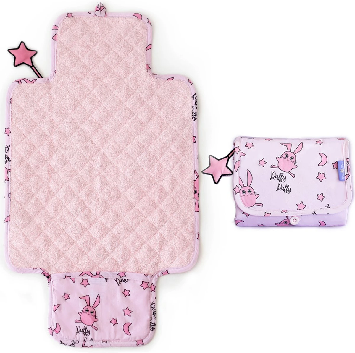 Milk&Moo Verschoonmatje - Verschoningsmatje Voor Onderweg - Aankleedkussen - Baby Luier Verschoonkussen 2 Milk&Moo Verschoonmatje - Verschoningsmatje Voor Onderweg - Aankleedkussen - Baby Luier Verschoonkussen - Afbeelding 2