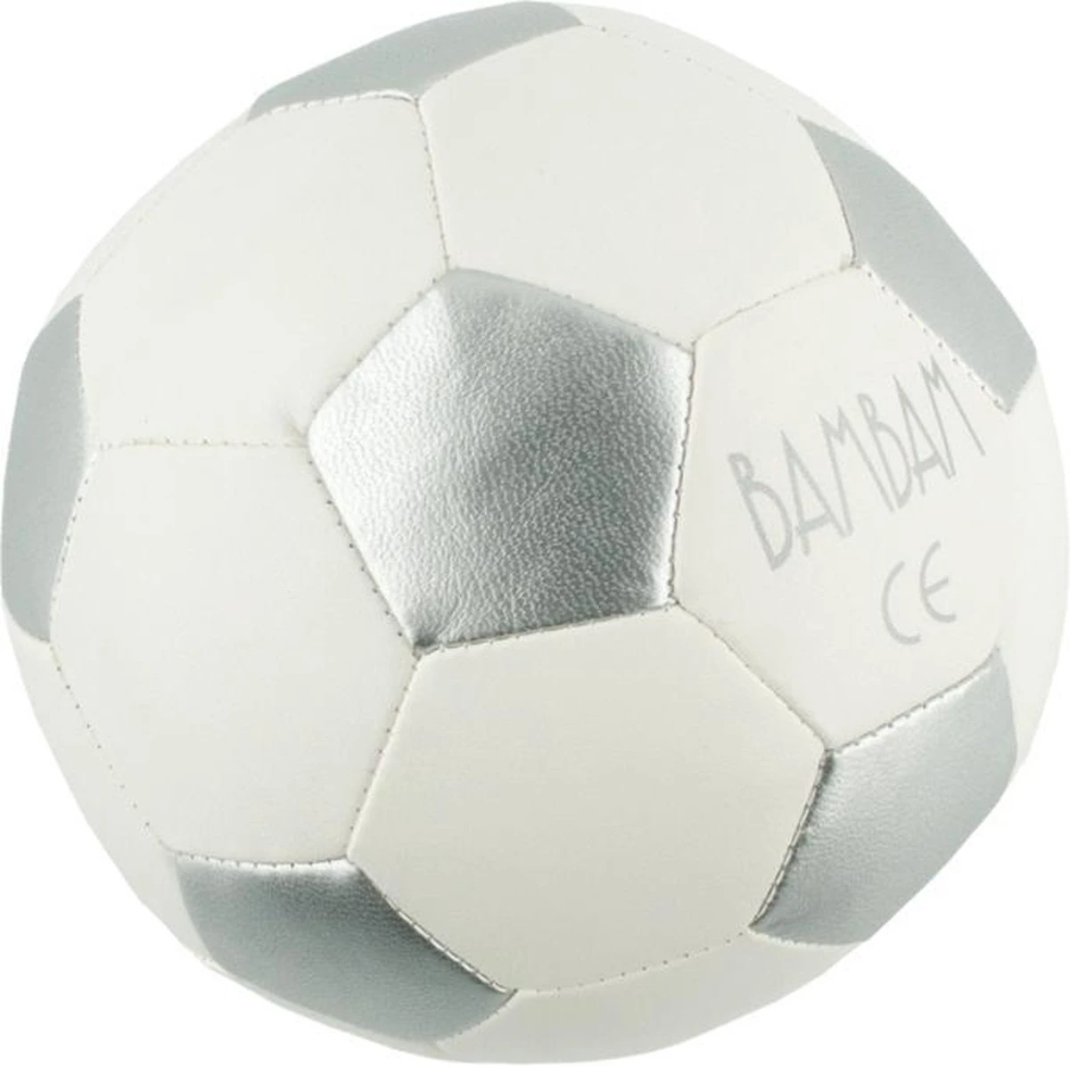 BamBam Voetbal - Zilver - Baby Cadeau 1 BamBam Voetbal - Zilver - Baby Cadeau