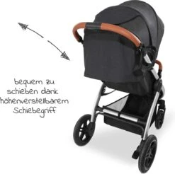 Hauck UpTown Buggy - Met één Hand Opvouwbaar - Zwart -Aanbiedingen BIBS Winkel 1200x1196 31