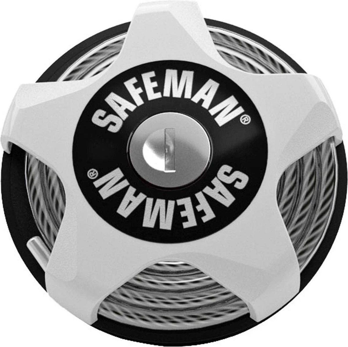 SAFEMAN - Kinderwagen Slot | Mountainbike & Racefiets | Compact & Multifunctioneel | Wit 1 SAFEMAN - Kinderwagen Slot | Mountainbike & Racefiets | Compact & Multifunctioneel | Wit