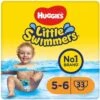 Huggies Little Swimmers - Zwemluiers - Maat 5/6 - (12 Tot 18 Kg) - Voordeelverpakking - 33 Stuks