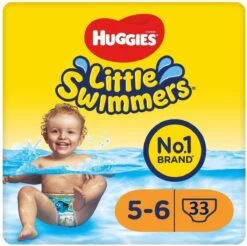 Huggies Little Swimmers - Zwemluiers - Maat 5/6 - (12 Tot 18 Kg) - Voordeelverpakking - 33 Stuks