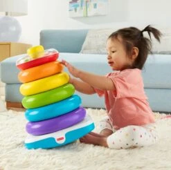 Fisher Price Fisher-Price Stapelringen - Grote Kleurenringpiramide 30 Fisher Price Fisher-Price Stapelringen - Grote Kleurenringpiramide -Aanbiedingen BIBS Winkel 1200x1197 32