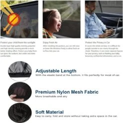 CUBEXCOM® Auto Zonnescherm, Autoraamschaduwen Voor Baby, Kinderen, Volwassenen En Huisdieren, 2 STUKS, Autoruit Zonwering, Universele Zonnescherm Zonnewering, Auto Klamboe Gordijn, UV Zonbescherming Protectie, Anti-Verblinding 11 CUBEXCOM® Auto Zonnescherm, Autoraamschaduwen Voor Baby, Kinderen, Volwassenen En Huisdieren, 2 STUKS, Autoruit Zonwering, Universele Zonnescherm Zonnewering, Auto Klamboe Gordijn, UV Zonbescherming Protectie, Anti-Verblinding -Aanbiedingen BIBS Winkel 1200x1197 44