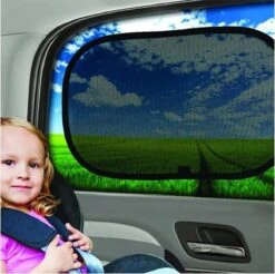 Merkloos Zonwering Auto - UV Protectie - Luxe Zonneschermen - Zijruit 2 Stuks - Zonnescherm Auto - Bescherm Uw Baby En Kinderen -Aanbiedingen BIBS Winkel 1200x1197 45