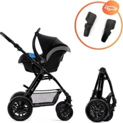 Kinderkraft Moov 3 In 1 Kinderwagen - Inclusief Autostoel - Black -Aanbiedingen BIBS Winkel 1200x1198 146