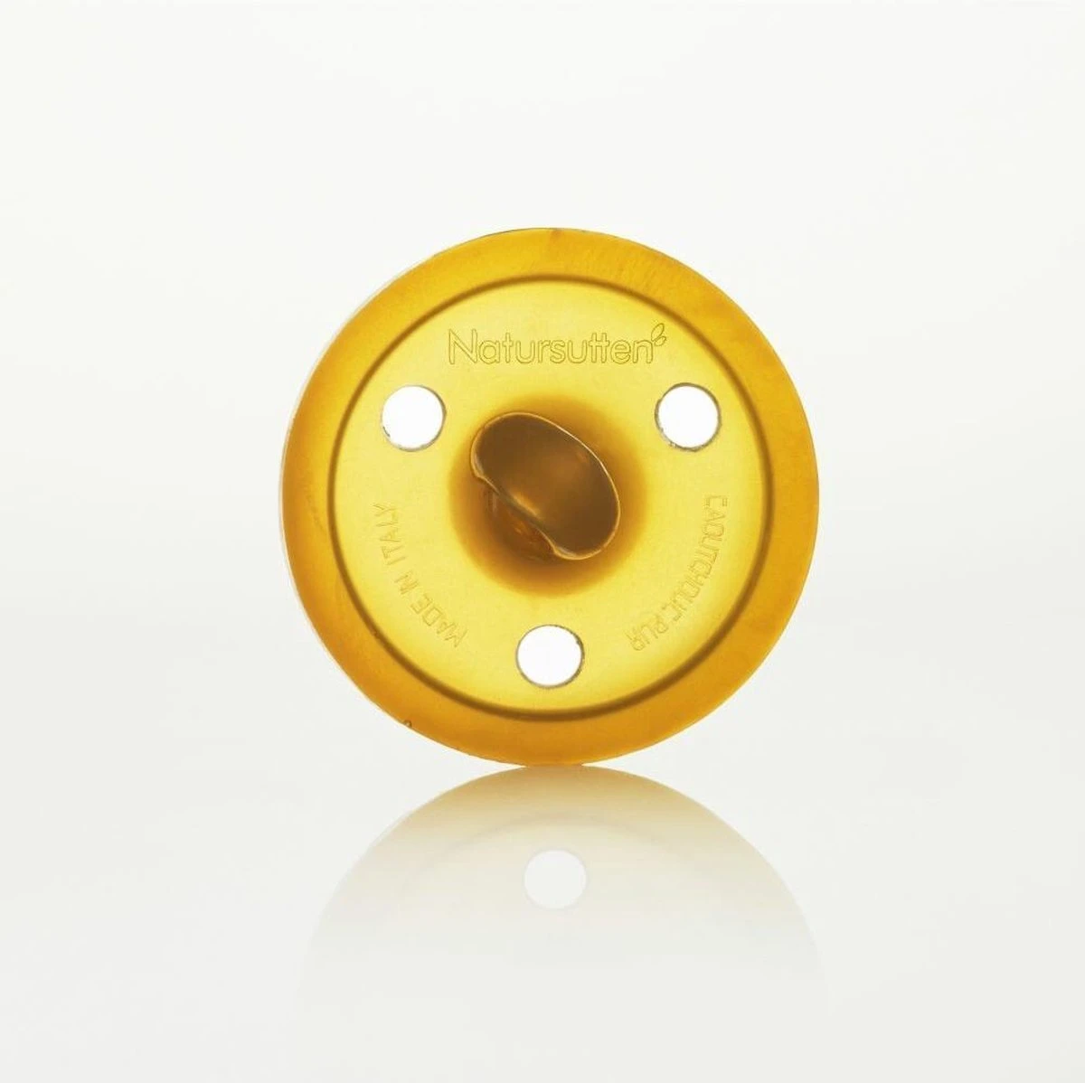 Natursutten Rubberen Fopspeen - 0-6 Maanden - Rond Schild - Kers Tuit 3 Natursutten Rubberen Fopspeen - 0-6 Maanden - Rond Schild - Kers Tuit - Afbeelding 3